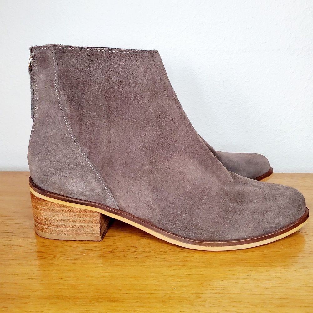 Steve Madden Brown Suede Legally Ankle Boots Women's Size 8 Casual Western Indie